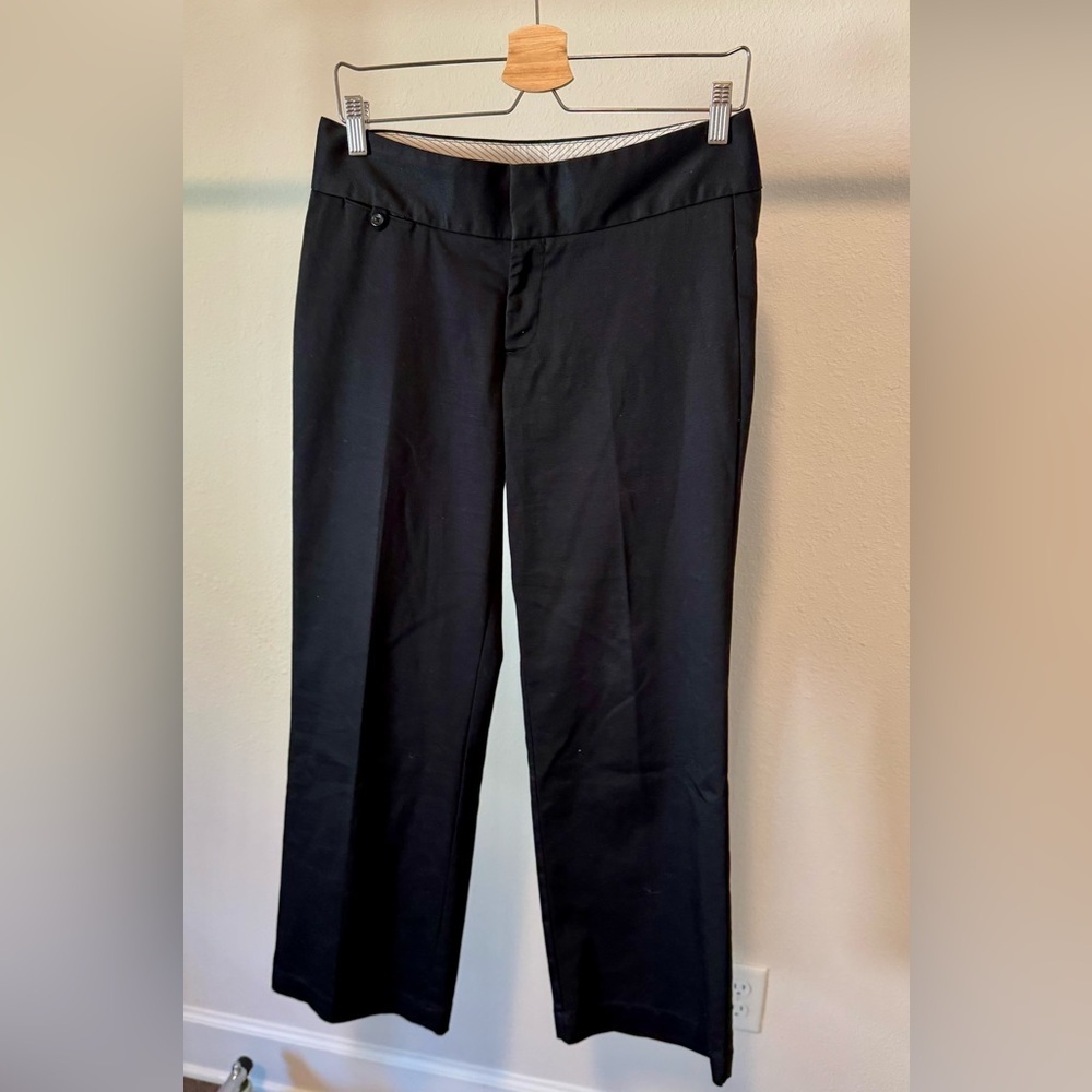 Docker’s Woman’s Black April Pants 8 Petite